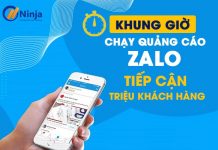 Khung giờ chạy quảng cáo zalo