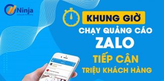 Khung giờ chạy quảng cáo zalo