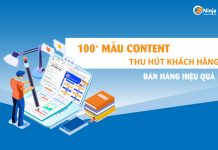 Mẫu content thu hút khách hàng hiệu quả