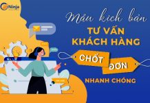 Mẫu kịch bản tư vấn khách hàng hút triệu đơn hàng