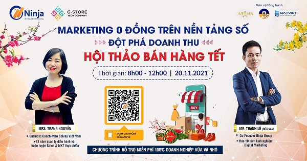 Marketing 0 đồng trên nền tảng số đột phá doanh thu bán hàng Tết