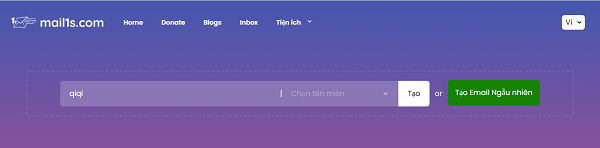 website tạo mail ảo