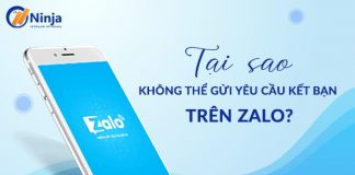 Tại sao không thể kết bạn trên zalo?