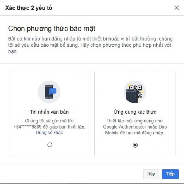 bảo mật facebook 3 lớp