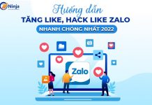 Cách hack like zalo cực nhanh 2022