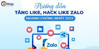 Cách hack like zalo cực nhanh 2022