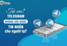 Telegram không gửi được tin nhắn cho người lạ