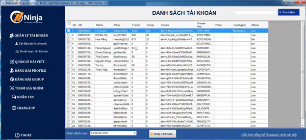 tool gửi tin nhắn facebook hàng loạt