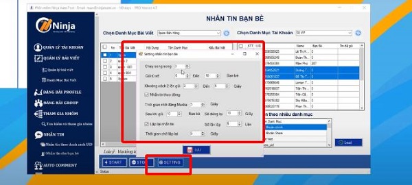 tool gửi tin nhắn facebook hàng loạt