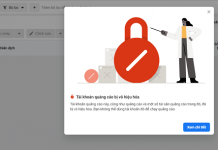 Tài khoản quảng cáo facebook bị hạn chế