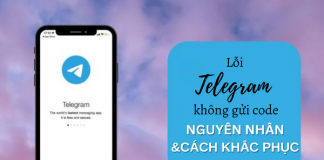 lỗi telegram không gửi code