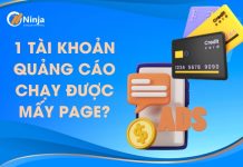 Mỗi tài khoản quảng cáo chạy được mấy page?