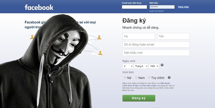 Nguyên nhân tài khoản Facebook bị hack