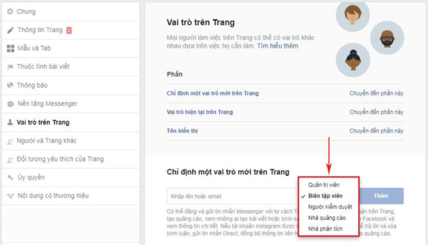 Hướng dẫn cách chuyển quyền quản trị page trên facebook bạn cần biết