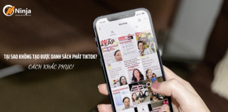 Tại sao không tạo được danh sách phát tiktok