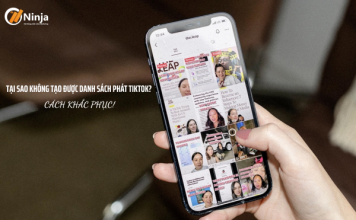 Tại sao không tạo được danh sách phát tiktok