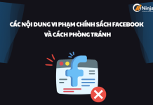 nội dung vi phạm chính sách facebook