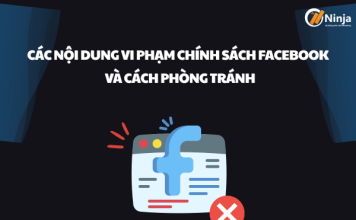 nội dung vi phạm chính sách facebook
